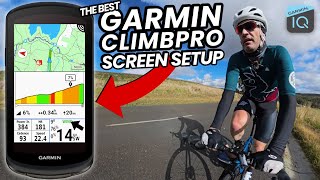 The BEST Garmin ClimbPro Screen Setup using ConnectIQ EDGE MapFields 🚵♂️