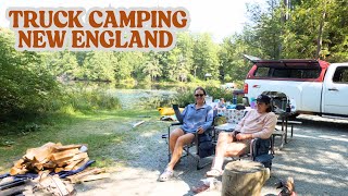 EPIC FALL CAMPING! Campfire Cooking, Kayak Fishing & Waterfront Truck Camping