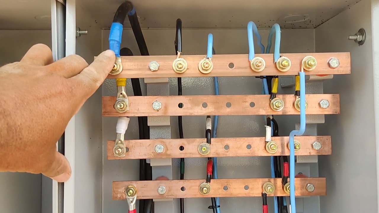 Padrão copel com barramento cb 200 e 4 medições 2x50 em parede de alvenaria na nova norma...