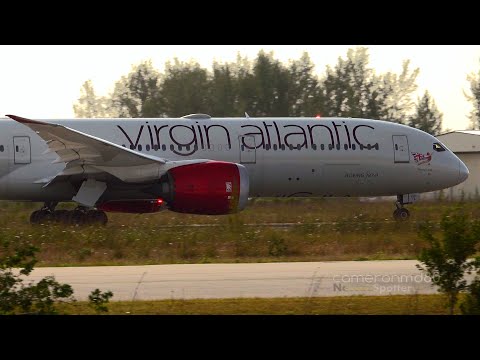 Bahamas Plane Spotting Airbus A220, Boeing 777 and 787 | Jan 22/2022 | Waving Pilots