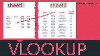 Download the video "Vlookup in Excel between multiple Sheets"