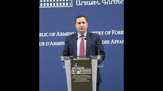 ԱԳՆ մամուլի խոսնակ Տիգրան Բալայանի ճեպազրույցը լրագրողների հետ