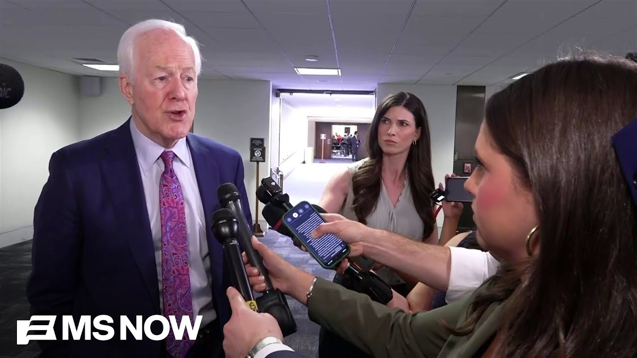 Video: Cornyn defends Blanche assurances on Trump IRS settlement, Epstein survivors after vote clearance