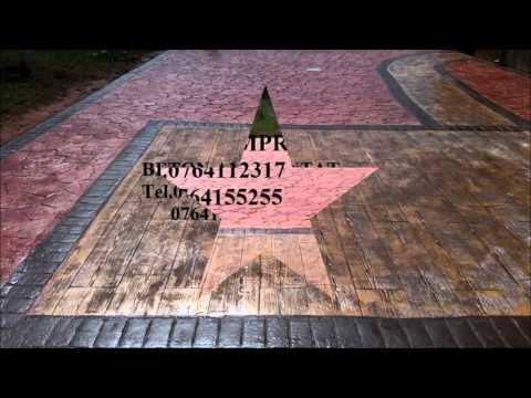 Beton Amprentat Lunca Corbului,Arges Tel.0764112317-0764155255