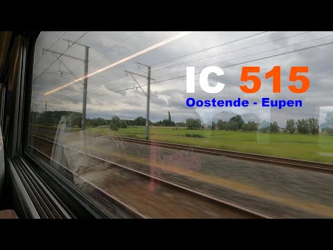 Quer durch Belgien: IC 515 Mitfahrt Oostende - Eupen