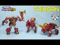 Super 10 Trihorn The Viking Triceratops Robot 슈퍼텐 트라이혼 영어 리뷰