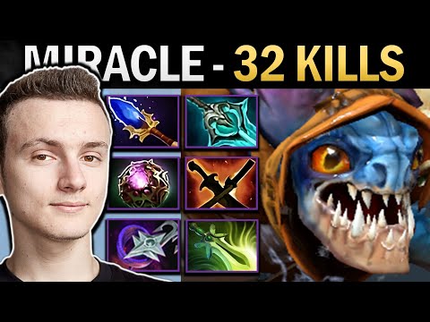 Slark Dota Gameplay Miracle with 32 Kills and Octarine