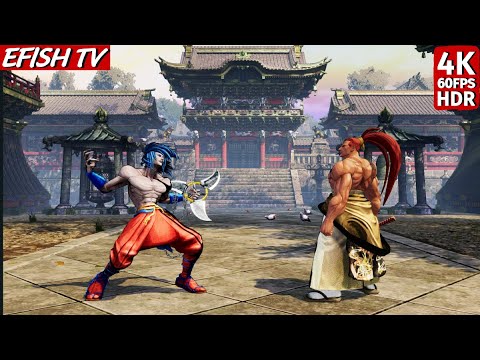 Basara vs Kibagami Genjuro (Hardest AI) - Samurai Shodown | 4K 60FPS