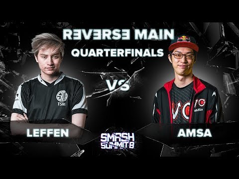 Leffen Yoshi vs aMSa Fox - Reverse Main Singles: Quarterfinals - Smash Summit 8
