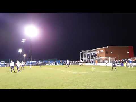 Kielen Adams' goal for Macclesfield FC versus Vauxhall Motors, 22/2/22
