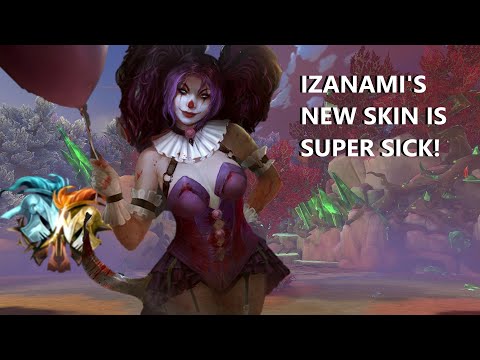 IZANAMIS NEW TWISTED JOKE(R) SKIN IS AMAZING - Grandmasters Ranked 1v1 Duel - SMITE