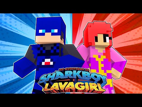 VIRAMOS O SHARKBOY E A LAVAGIRL E GANHAMOS PODERES NO MINECRAFT! ‹‹ P3DRU ››
