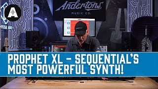 Video thumbnail for Sequential's Most Powerful Synth - The Prophet XL - Full Feature Rundown by Andertons Synths, Keys and Tech
