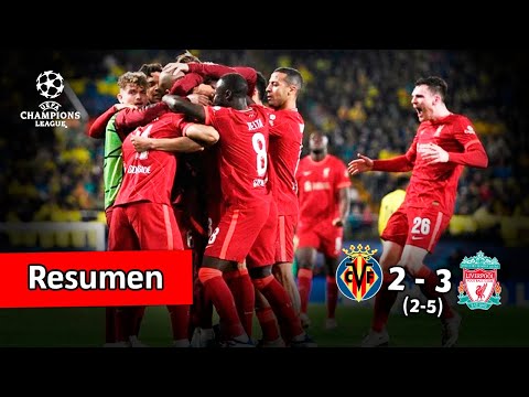 Villareal 2-3 Liverpool - All Goals and Highlights RESUMEN Y GOLES