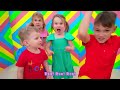 Five Kids Pink vs Black Challenge + more Children's Songs and Videos
