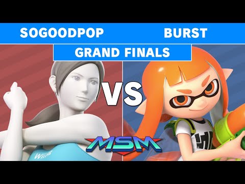 MSM Online 4 - SxD | Burst (Inkling) Vs Sogoodpop (Wii Fit Trainer) Grand Finals - Smash Ultimate