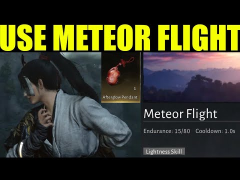 where winds meet - How to unlock meteor flight (Lightness Skill) | obtain the afterglow pendant