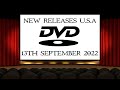 NEW DVD Releases 13TH SEPTEMBER 2022 U S A Links Included