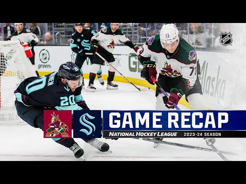 Coyotes @ Kraken 4/9 | NHL Highlights 2024