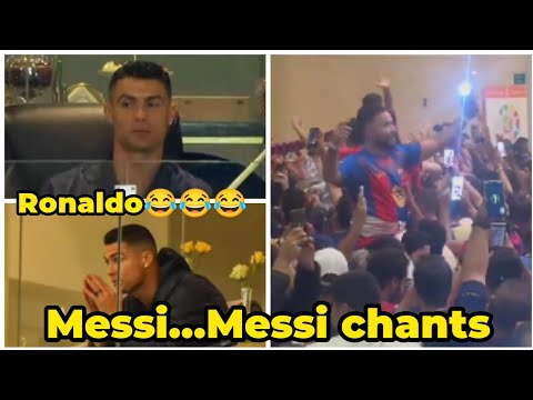 Messi chants erupt in Supercopa final as Ronaldo cries from the stands after Barcelona’s win