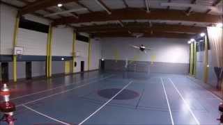 preview picture of video 'Gruchet le Valasse asso GAME (Gruchet Air Modèles Electriques) quadricoptères en indoor'