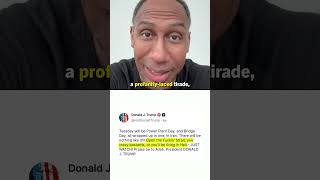 Stephen A. Smith reacts to Trump's Easter message