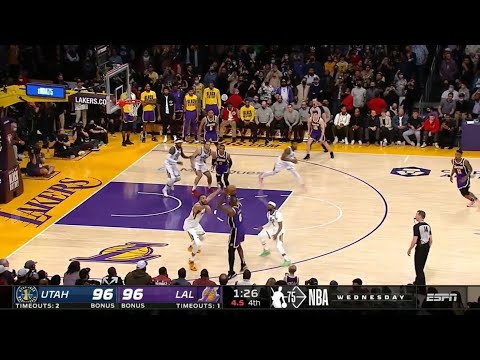 LeBron James had ENOUGH and TAKES OVER IN THE 4TH - Scores 10 PTS in a row vs the Jazz!