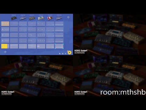 KORG Gadget for Switch ONLINE room　#GadgetSwitch