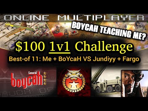 $100 1v1 Challenge: Me vs Jundiyy... but different | C&C Generals Zero Hour