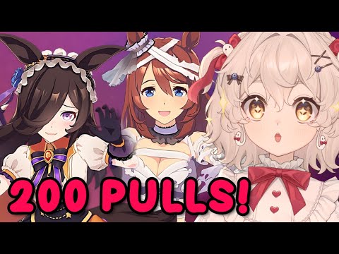200 PULLS for HALLOWEEN RICE SHOWER [Umamusume: Pretty Derby] [Gacha Summons]
