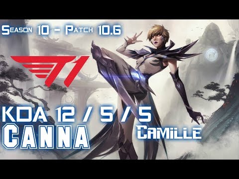 T1 Canna CAMILLE vs FIZZ Mid - Patch 10.6 KR Ranked