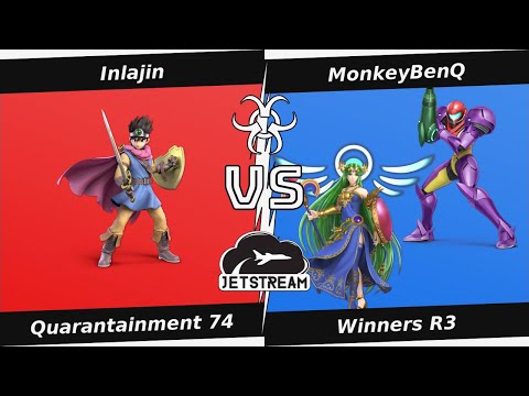 Quarantainment 74 Winners R3 - Inlajin (Hero) Vs MonkeyBenQ (Samus, Palutena) - SSBU