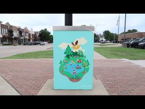 Edmond Downtown Signal Box Wraps