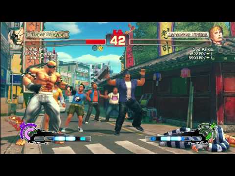 SSF4 [SA] II F4t4LiTy II vs God Palkia [CO]  Rank #1 BOOSTER LOL