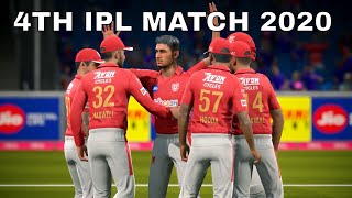 Kolkata Knight Riders vs King XI Punjab 4TH IPL MATCH 2020 - Cricket 19 Gameplay 1080P 60FPS