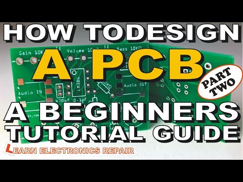An Absolute Beginners Guide To Designing PCBs using Easy EDA - Make PCB From A Schematic Part 2