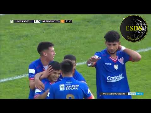 Los Andes 1-0 Argentino de Quilmes-Primera B-Fecha 10