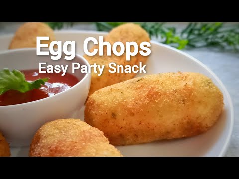 Easy Egg Chops | Goan Party Snack Recipe | Egg Rolls