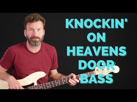 Knocking on heaven's door - Bass - own bass accompaniment by chords
