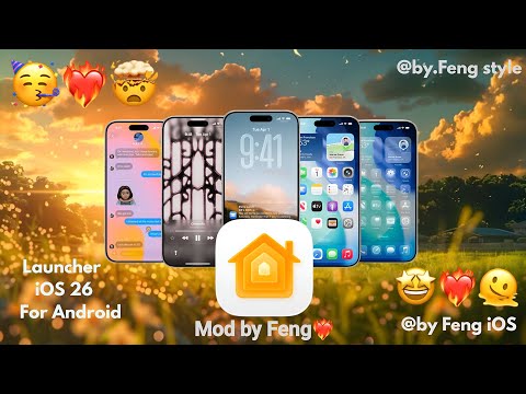 Launcher iOS 26 For android | mod by Feng | #ios #tutorial #international 