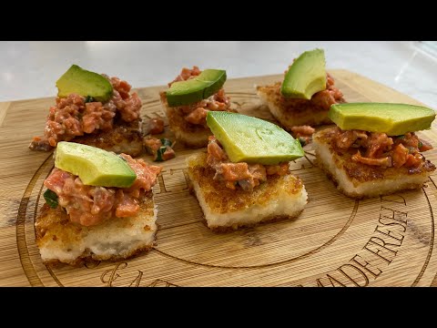 How to make Salmon Crispy Rice