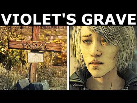 All Violet's Grave Drawings - The Walking Dead Final Season 4 Episode 4: Take Us Back