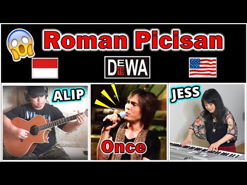 😱 Gila!! Roman Picisan (Cover) | Alip Ba Ta & Jess Mancuso | DEWA (Once Mekel) | Fingerstyle Guitar