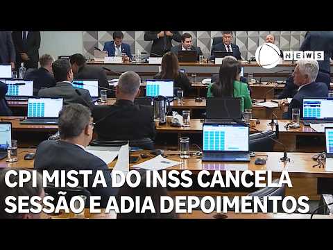 CPI mista do INSS cancela sessão e adia depoimentos