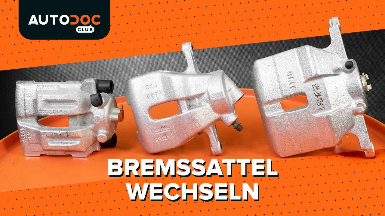 Bremssattel wechseln am Auto – Anleitung