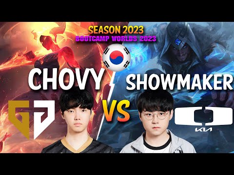 GEN Chovy vs DK Showmaker - Chovy AKALI vs Showmaker SYLAS Mid - Patch 13.19 KR Ranked