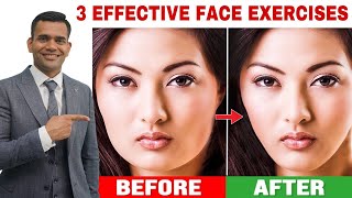 3 Effective Face Exercise | Slim Down Your Face With 3 Simple Exercises - Dr. Vivek Joshi