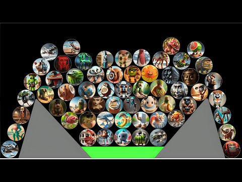 ALL 60 Italian Brainrot Fighters Marble Race – Who Will Win ? Round 5