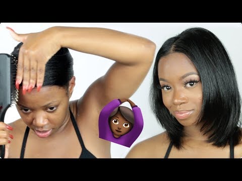 How I Maintain Straight Natural Hair - How I Wrap My Hair