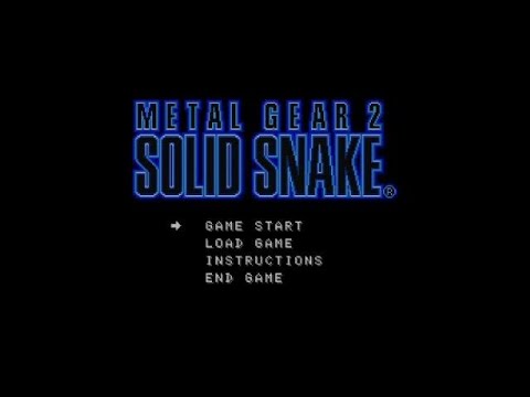 Metal Gear 2: Solid Snake MSX Playthrough (XBox One Version)